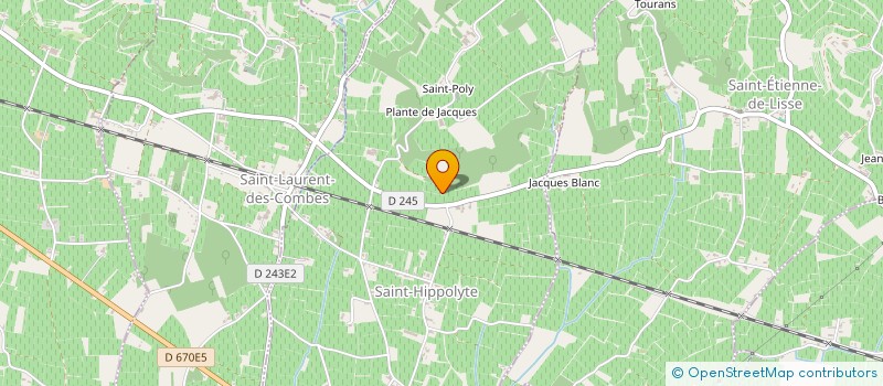 localisation de l'entreprise MONSIEUR ROBERT CHAUBET à SAINT-EMILION