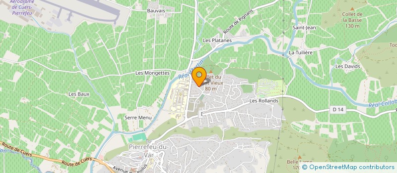 localisation de l'entreprise MONSIEUR ROBERT CHAUCHET  CUERS