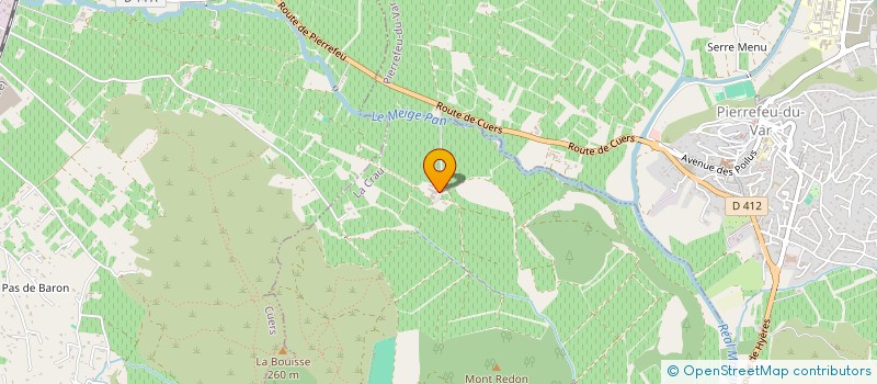 localisation de l'entreprise MONSIEUR ROBERT CHESI  LA CRAU