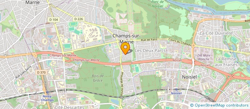 localisation de l'entreprise MONSIEUR ROBERT CHEVALIER  CHAMPS-SUR-MARNE