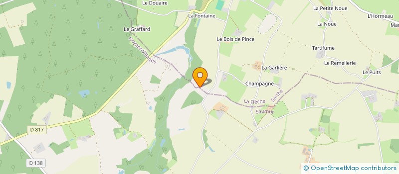 localisation de l'entreprise MONSIEUR ROBERT CHEVALLIER  LE LUDE