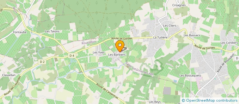 localisation de l'entreprise MONSIEUR ROBERT CHOISEL  SAINT-SATURNIN LES APT