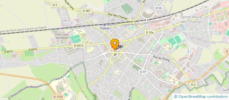 localisation de l'entreprise MONSIEUR ROBERT CHOUX à YVETOT