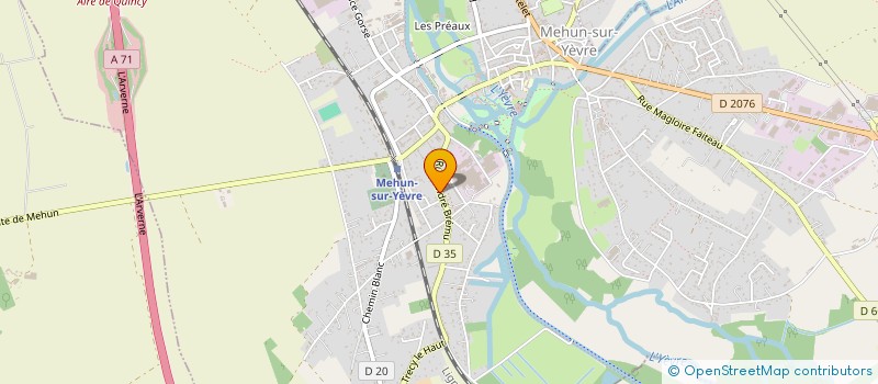 localisation de l'entreprise MONSIEUR ROBERT CHRISTIEN à MEHUN-SUR-YEVRE