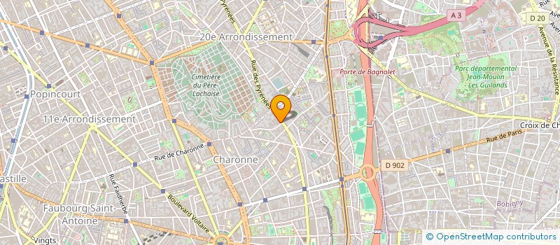 localisation de l'entreprise MONSIEUR ROBERT CIAVALDINI  PARIS