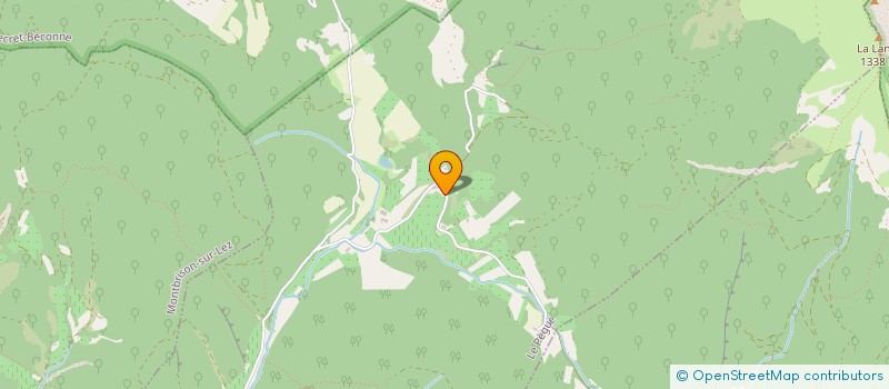 localisation de l'entreprise MONSIEUR ROBERT CLEMENT  LE PEGUE