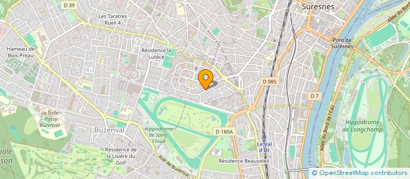 localisation de l'entreprise MONSIEUR ROBERT CLERGER à SURESNES