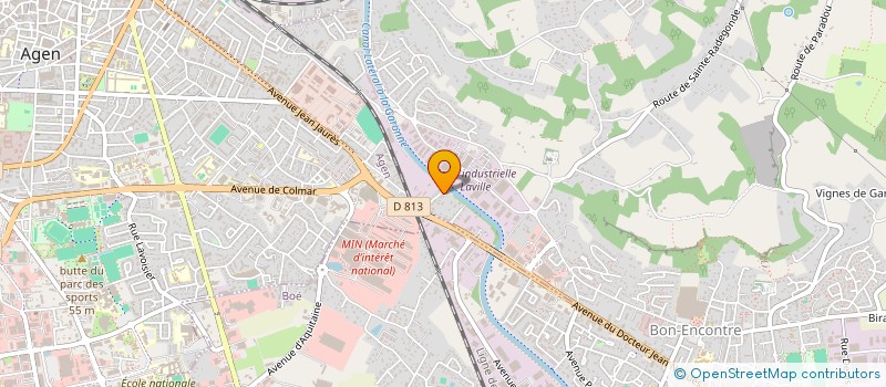 localisation de l'entreprise MONSIEUR ROBERT COAN à BON-ENCONTRE