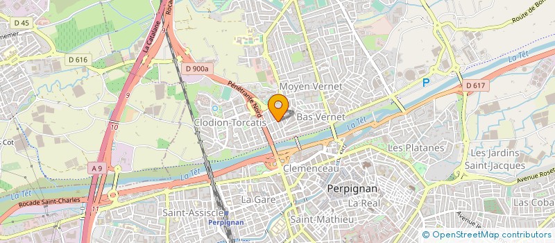 localisation de l'entreprise MONSIEUR ROBERT COBENA  PERPIGNAN