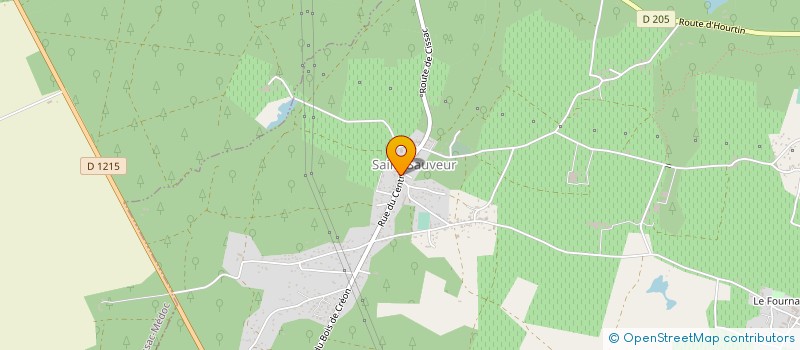 localisation de l'entreprise MONSIEUR ROBERT COCET  SAINT-SAUVEUR