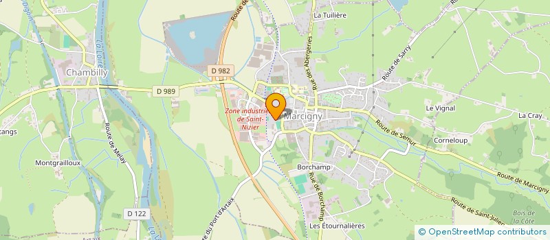 localisation de l'entreprise MONSIEUR ROBERT COIFFARD à MARCIGNY