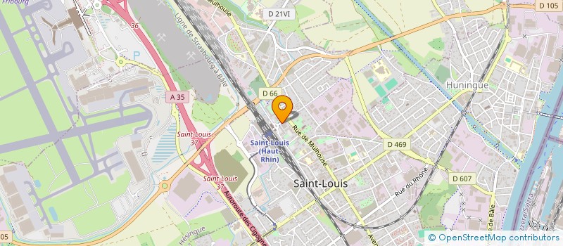 localisation de l'entreprise MONSIEUR ROBERT COLOMBO  SAINT-LOUIS