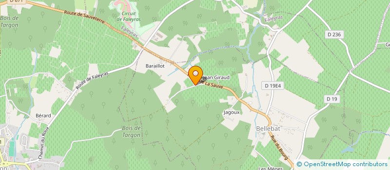 localisation de l'entreprise MONSIEUR ROBERT COMANITA à BELLEBAT