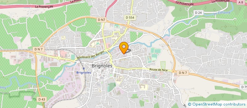 localisation de l'entreprise MONSIEUR ROBERT COMBA à BRIGNOLES