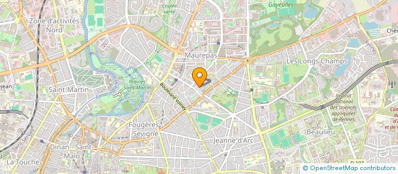 localisation de l'entreprise MONSIEUR ROBERT CORBEL  RENNES