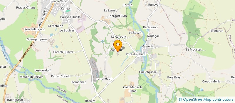 localisation de l'entreprise MONSIEUR ROBERT CORLOSQUET  PLOUIDER