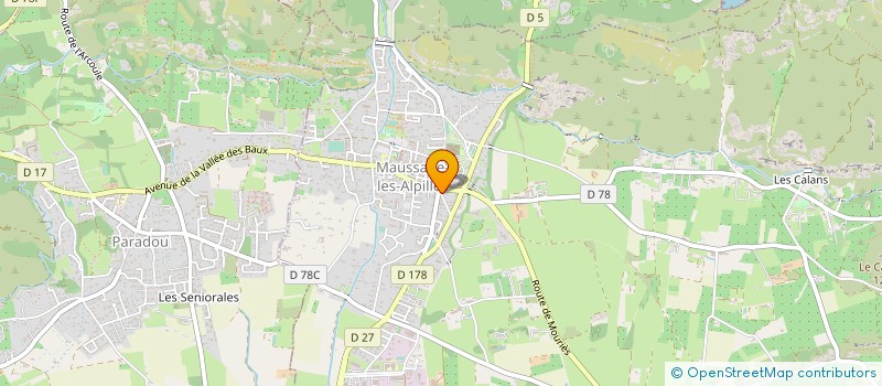 localisation de l'entreprise MONSIEUR ROBERT CORRADO à MAUSSANE-LES-ALPILLES