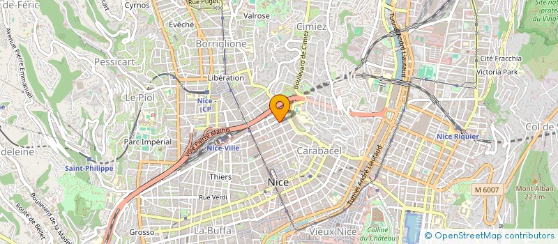 localisation de l'entreprise MONSIEUR ROBERT CORSETTI à NICE