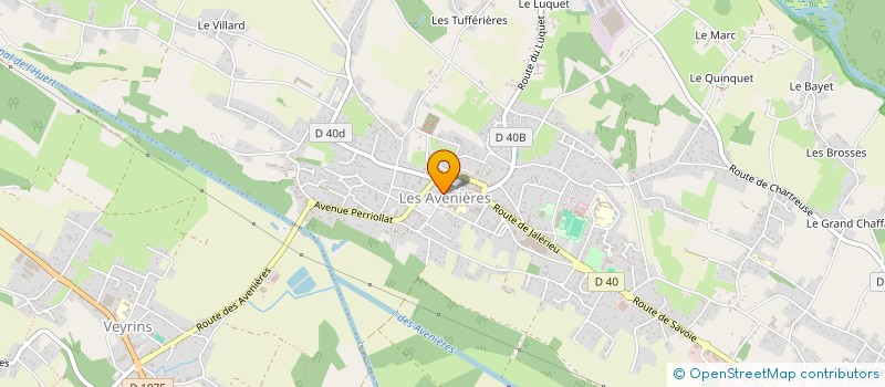 localisation de l'entreprise MONSIEUR ROBERT COSTE  LES AVENIERES VEYRINS-THUELLIN