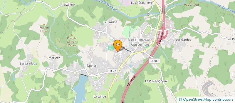 localisation de l'entreprise MONSIEUR ROBERT-COSTINEL MIHAI  BESSINES-SUR-GARTEMPE