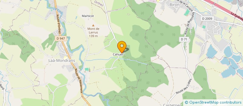 localisation de l'entreprise MONSIEUR ROBERT COUBLUCQ  ORTHEZ