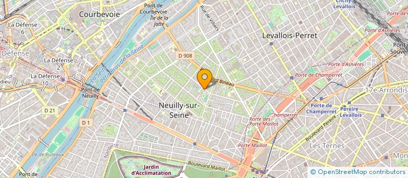 localisation de l'entreprise MONSIEUR ROBERT COUNOY à NEUILLY-SUR-SEINE