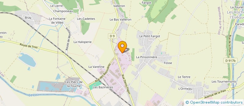 localisation de l'entreprise MONSIEUR ROBERT COUTY  MONTOIRE-SUR-LE-LOIR