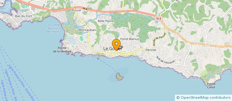 localisation de l'entreprise MONSIEUR ROBERT COYERE à LE GOSIER