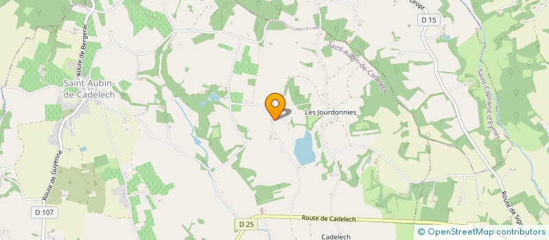 localisation de l'entreprise MONSIEUR ROBERT CRAFT  SAINT-AUBIN-DE-CADELECH