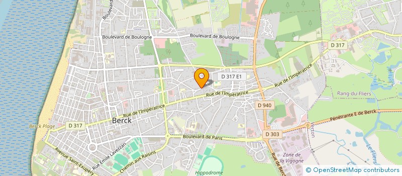 localisation de l'entreprise MONSIEUR ROBERT CRESSOT  BERCK