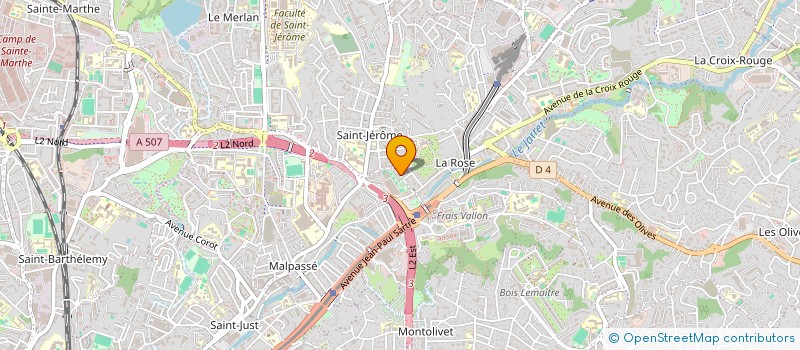 localisation de l'entreprise MONSIEUR ROBERT CRETEUR à MARSEILLE