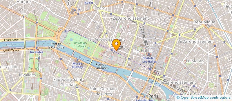 localisation de l'entreprise MONSIEUR ROBERT CROUZET à PARIS