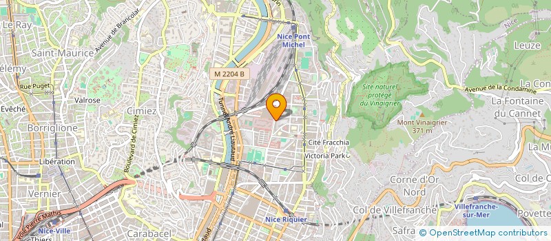 localisation de l'entreprise MONSIEUR ROBERT CUCCHIARINI à NICE