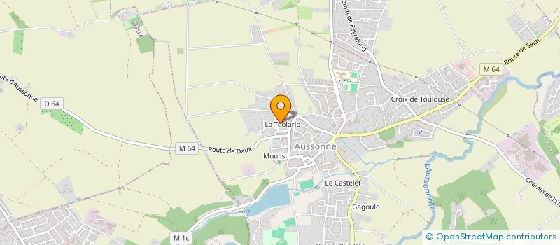 localisation de l'entreprise MONSIEUR ROBERT CUQ à AUSSONNE