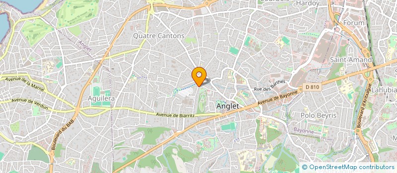 localisation de l'entreprise MONSIEUR ROBERT CURUTCHET  ANGLET