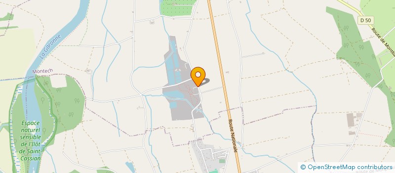 localisation de l'entreprise MONSIEUR ROBERT D'AVIAU DE TERNAY  MONTECH