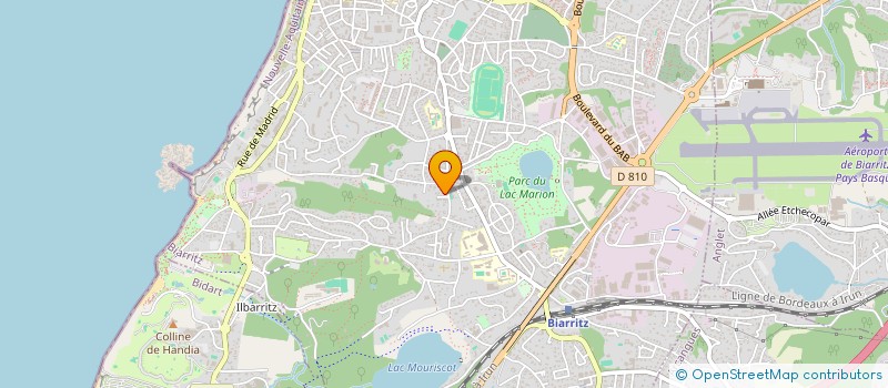 localisation de l'entreprise MONSIEUR ROBERT DAL FARRA à BIARRITZ