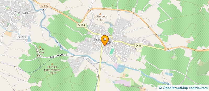 localisation de l'entreprise MONSIEUR ROBERT DALADOIRE  PUISSERGUIER