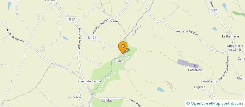 localisation de l'entreprise MONSIEUR ROBERT DALBIN  ORBAN