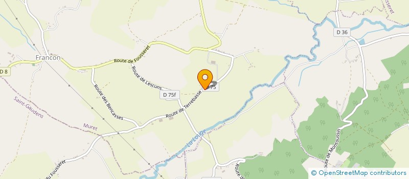 localisation de l'entreprise MONSIEUR ROBERT DANGLA  FRANCON