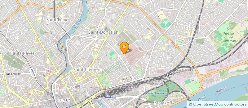 localisation de l'entreprise MONSIEUR ROBERT DARAL à NANTES