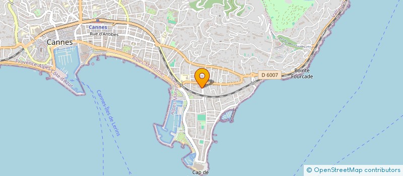 localisation de l'entreprise MONSIEUR ROBERT DARNAUD  CANNES