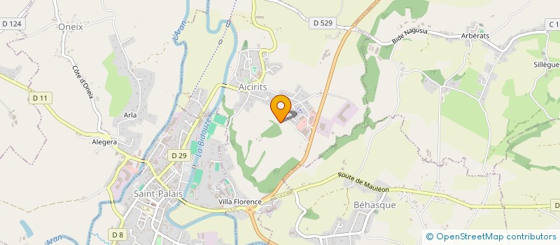 localisation de l'entreprise MONSIEUR ROBERT DARRICAU  OREGUE