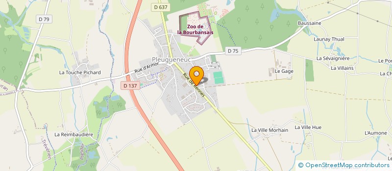 localisation de l'entreprise MONSIEUR ROBERT DAUCE  PLEUGUENEUC