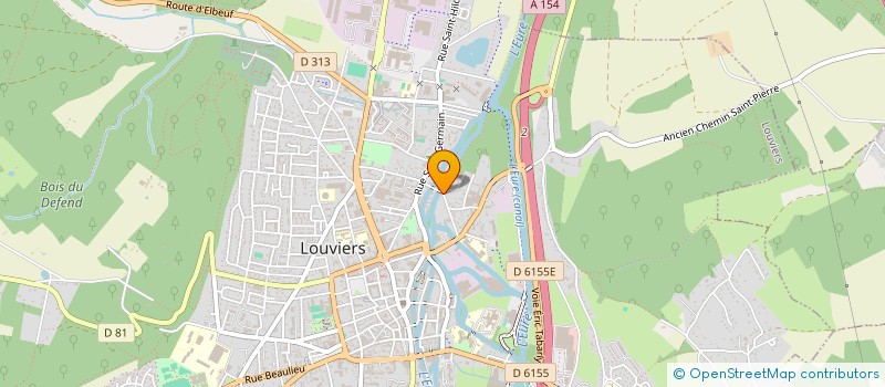 localisation de l'entreprise MONSIEUR ROBERT DAUPHIN à LOUVIERS