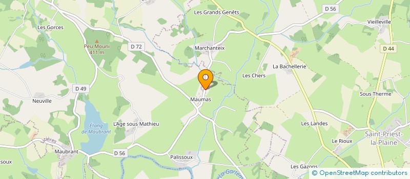 localisation de l'entreprise MONSIEUR ROBERT DAWSON  LIZIERES