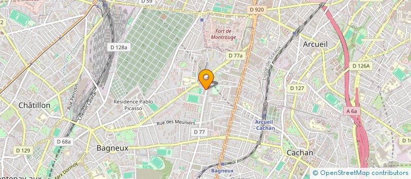 localisation de l'entreprise MONSIEUR ROBERT DAYAN à BAGNEUX