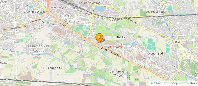 localisation de l'entreprise MONSIEUR ROBERT DE TAVERNIER  AVIGNON