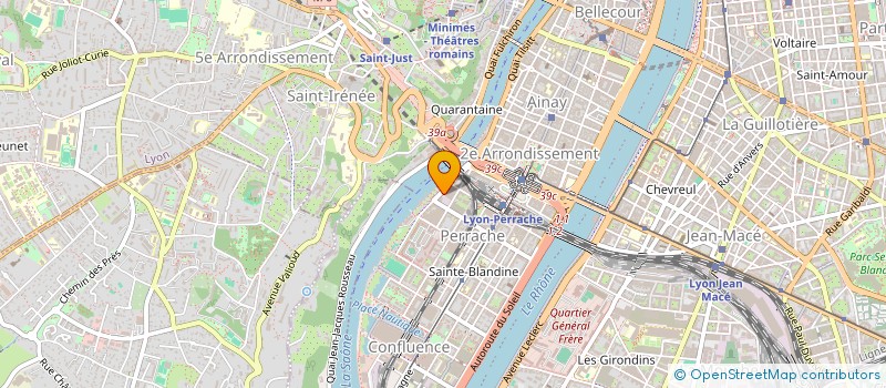 localisation de l'entreprise MONSIEUR ROBERT DE VANSSAY DE BLAVOUS  LYON