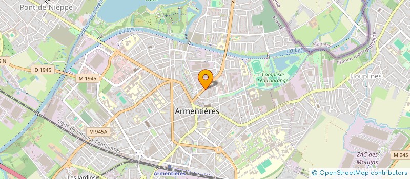 localisation de l'entreprise MONSIEUR ROBERT DEBAQUE  ARMENTIERES